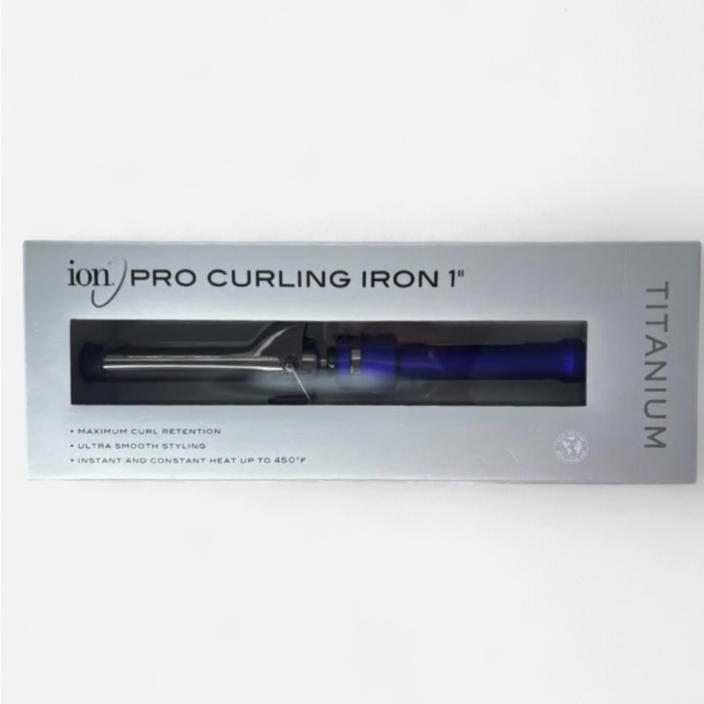 Titanium Pro Curling Iron 1" - Blue